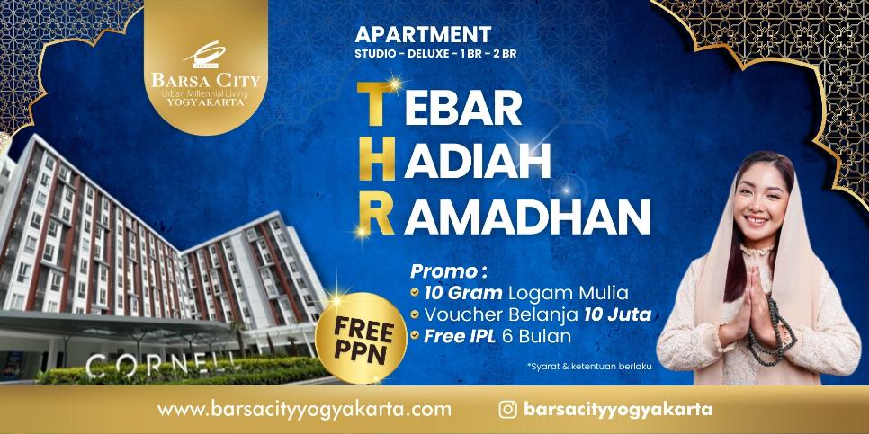 Tebar Hadiah Ramadhan! Dapatkan Promo Ramadhan Apartemen 10 Gram, Voucher Belanja 10 Juta dan Free IPL 6 Bulan!